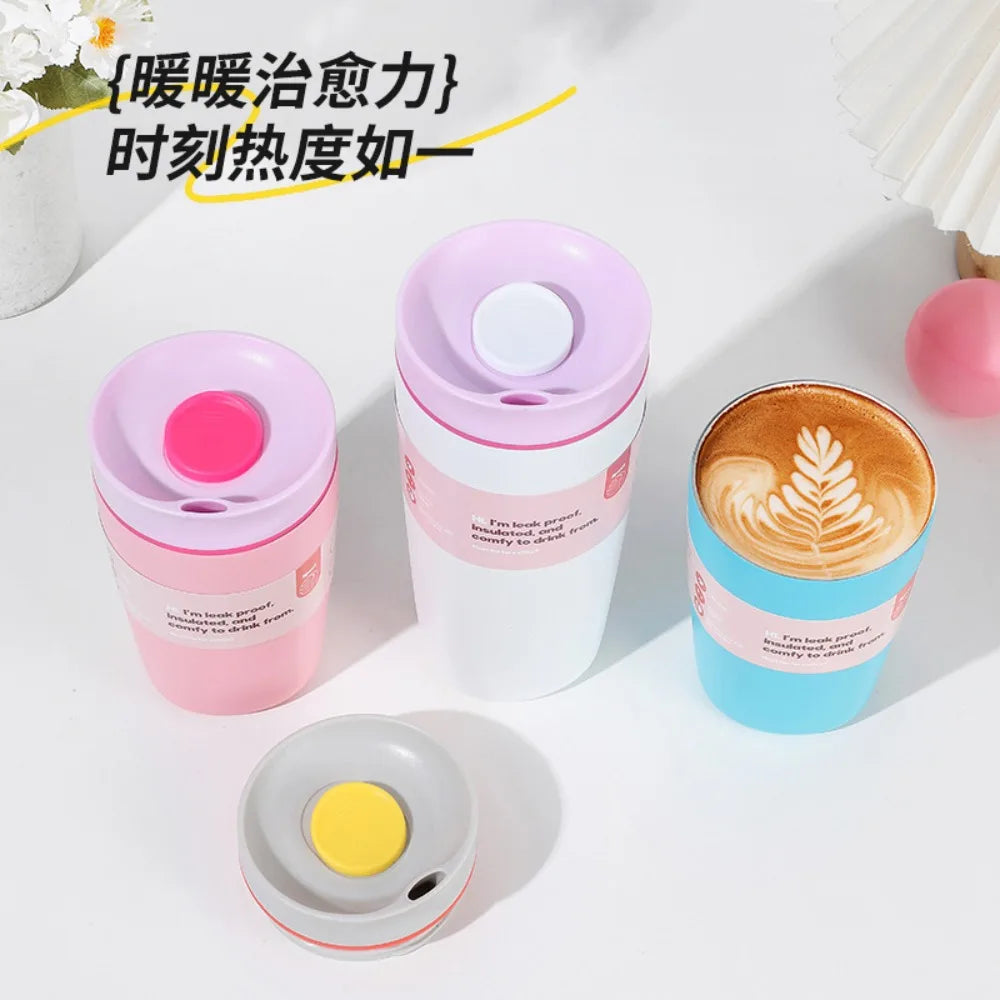 20 Oz 304 Stainless Steel Coffee Mug, Hot Coffee Travel Mug BPA Free Leakproof Reusable Iced Coffee Mug Keeps Hot or Cold