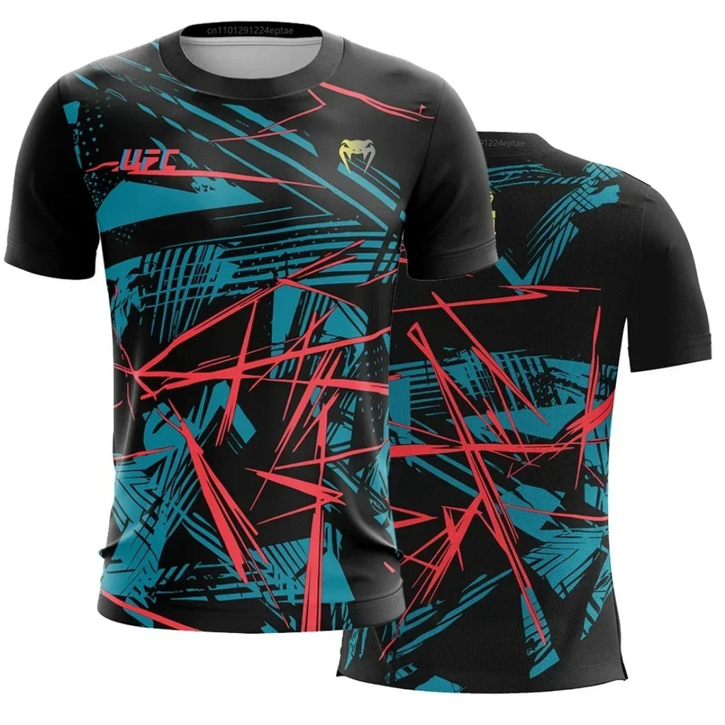 Remera Deportiva Hombre - Secado Rápido Estilo UFC