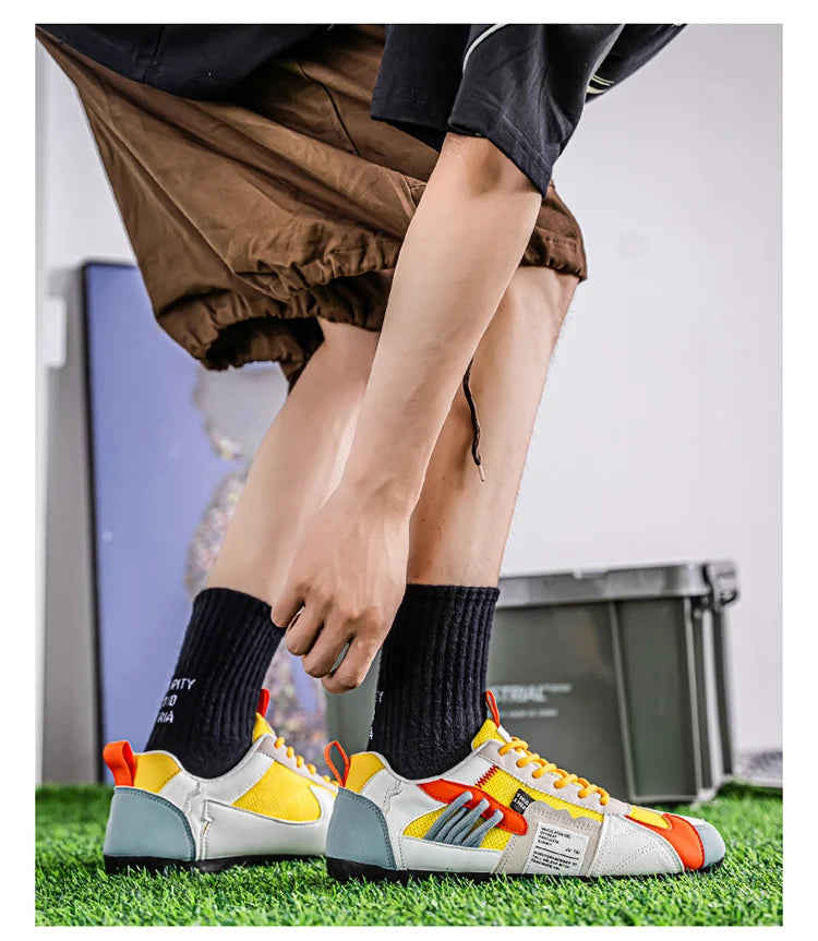 Men's Breathable Casual Sneakers Luxury Trainer Fashion Loafers Comfortable Running Shoes for Male