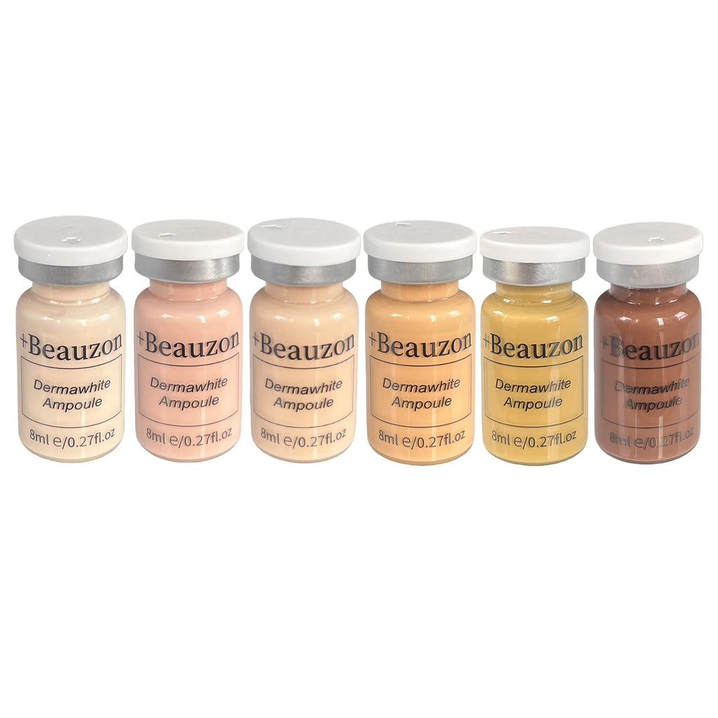 8ml BB Cream Hyaluronic Acid Facial Glow Serum Ampoule Essence Peptide Moisturizing Foundation Skin Rejuvenation Care Beauzon