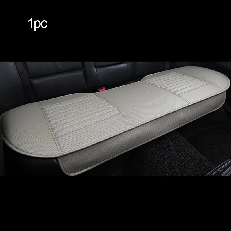 SEAMETAL PU Leather Car Seat Cover Four Seasons Car Seat Protector Pad Mat Automobiles Seat-Cover Cushion for Car Accessories
