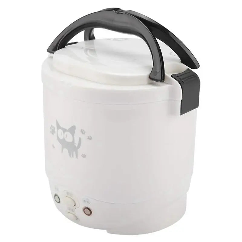 A70Z Fafa】Mini Rice Cooker Car Portable Travel Rice Cooker Non-Stick Multi-Function Rice Cooker Electric Cooker EU Plug
