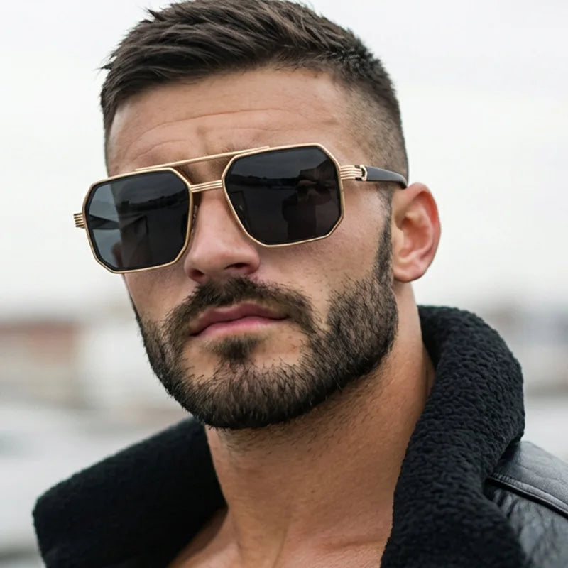 Anteojos Retro Marco Grande – Lente Antirreflejo Estilo Europeo