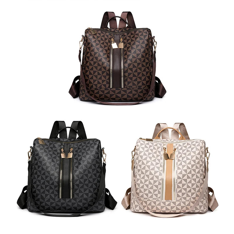 New 2026 large-capacity backpack, trendy European and American style shoulder bag, mother-daughter backpack, casual travel bag