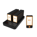 Restaurant call pager system 16 coaster buzzer wireless call free custom 20 paegrs waterproof food Cafe