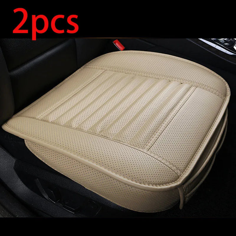 SEAMETAL PU Leather Car Seat Cover Four Seasons Car Seat Protector Pad Mat Automobiles Seat-Cover Cushion for Car Accessories