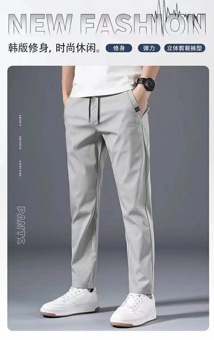 Pantalón Hombre Verano - Recto y Liviano Estilo Coreano