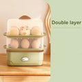 Fast Breakfast Machine Automatic Power Off Multifunction Pot 220V 350W Egg Boiler Dormitory Double Layer Electric Steamer Home