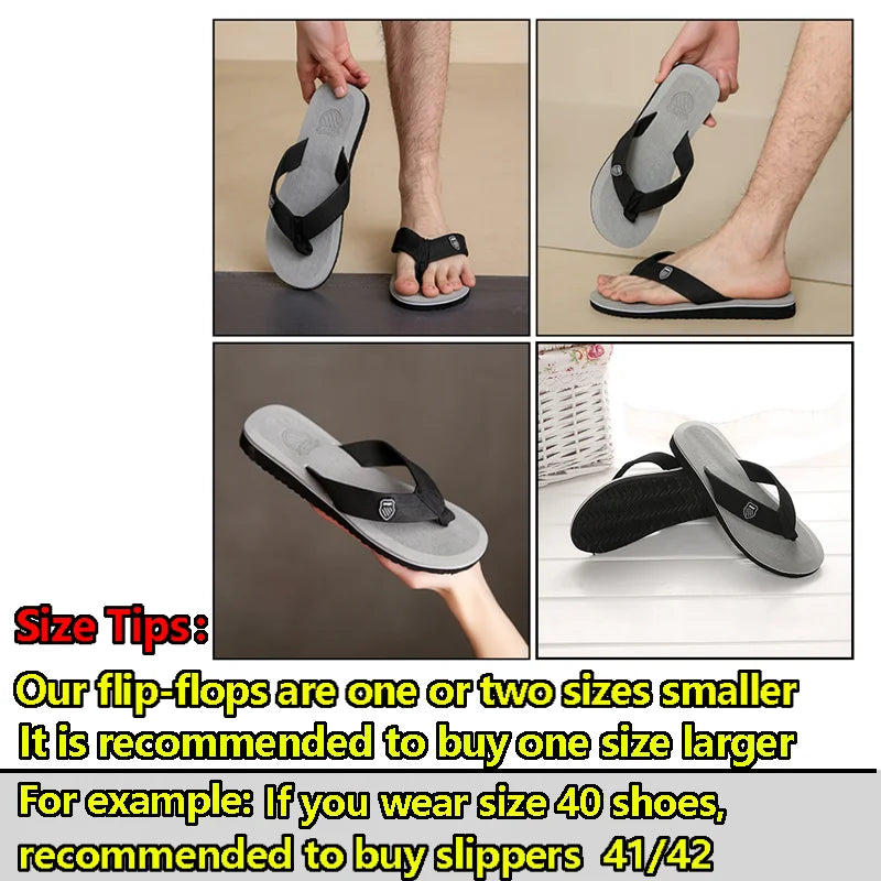 Ojotas Casuales Hombre - Antideslizantes para Playa y Casa